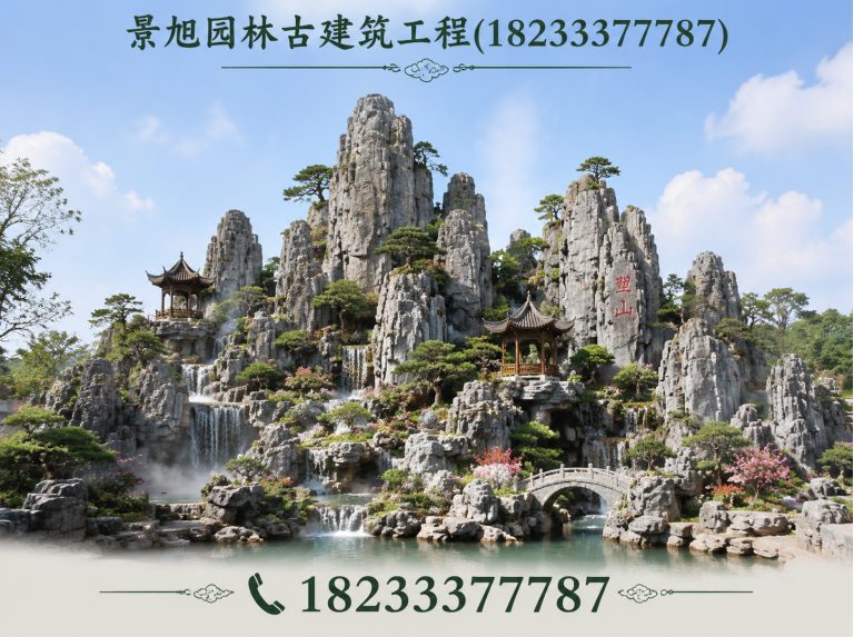 保定高新技术产业开发区仿古牌楼展示图